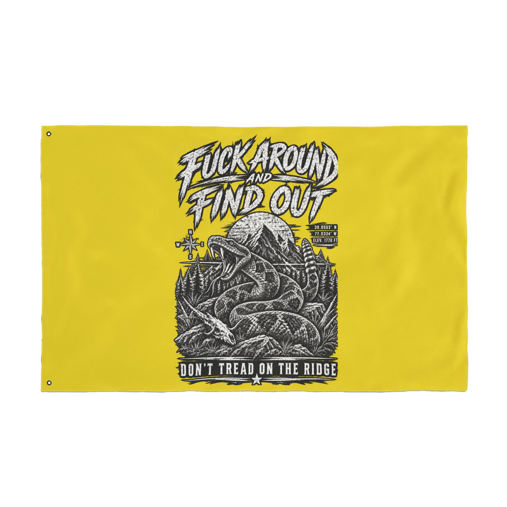 Double Sided Flag - "FAFO" Printify