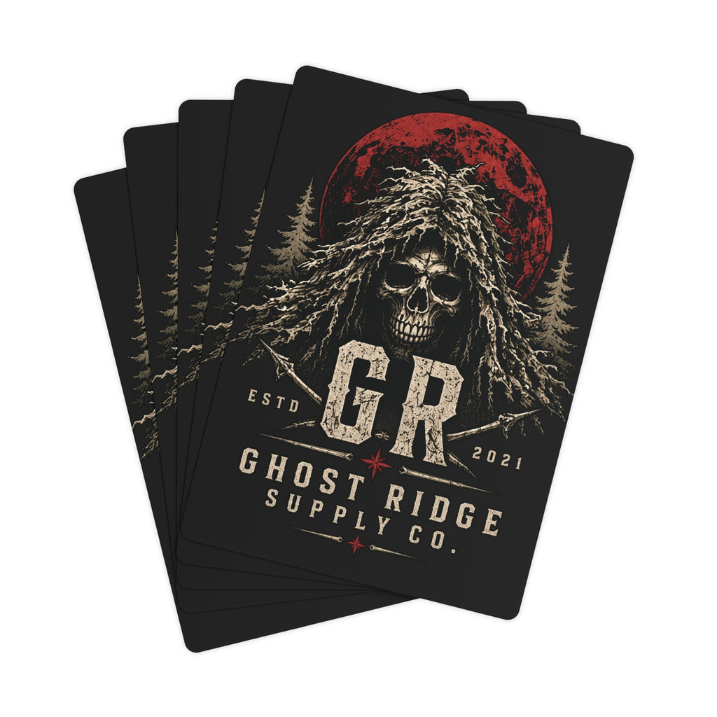 Ghost Ridge Poker Cards Printify