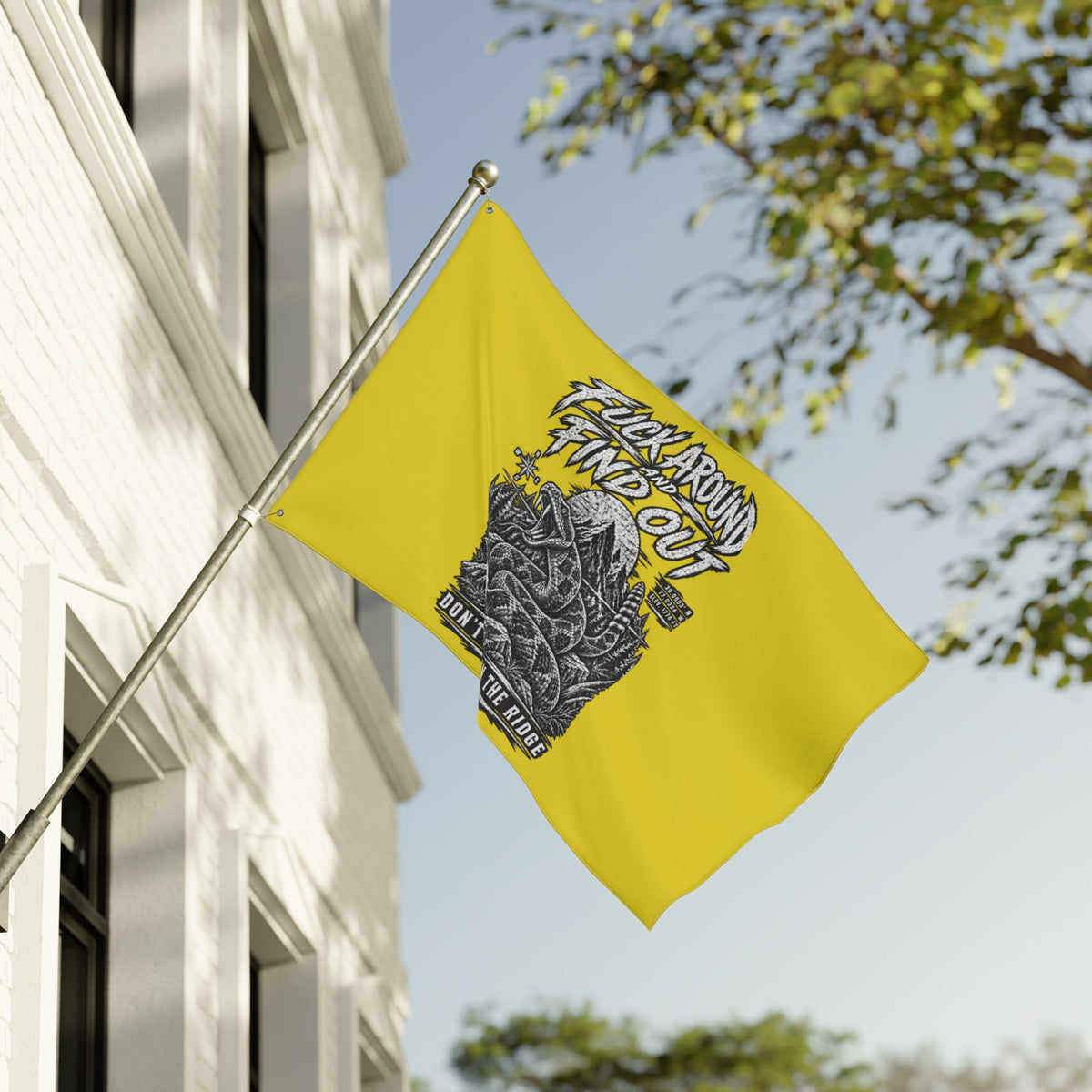 Double Sided Flag - "FAFO" Printify