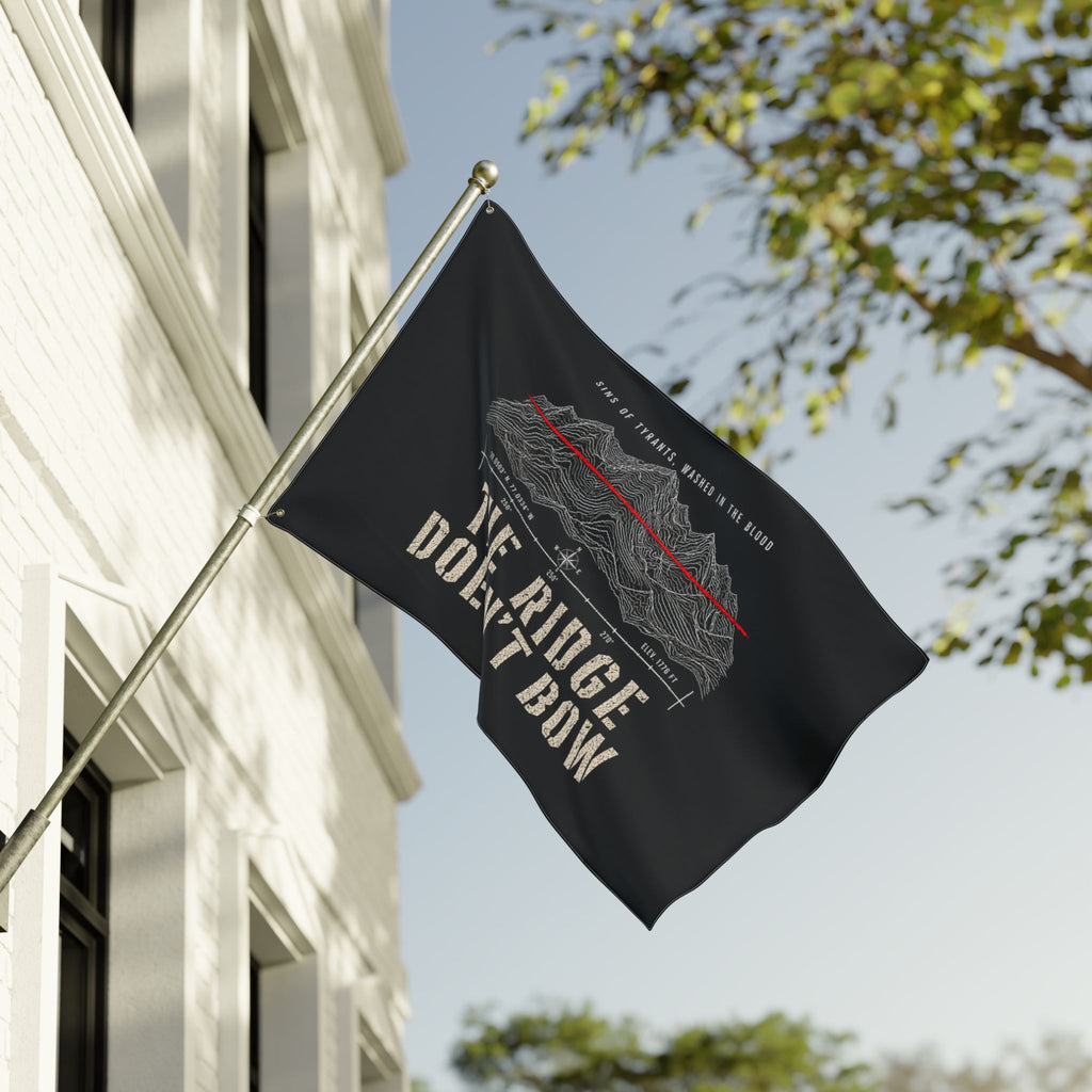 The Ridge Doesn’t Bow — Double-Sided Flag Printify