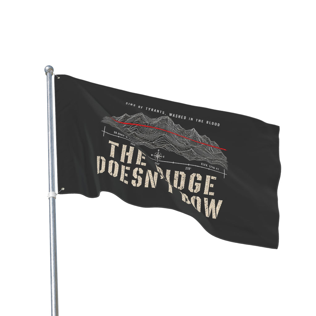 The Ridge Doesn’t Bow — Double-Sided Flag Printify