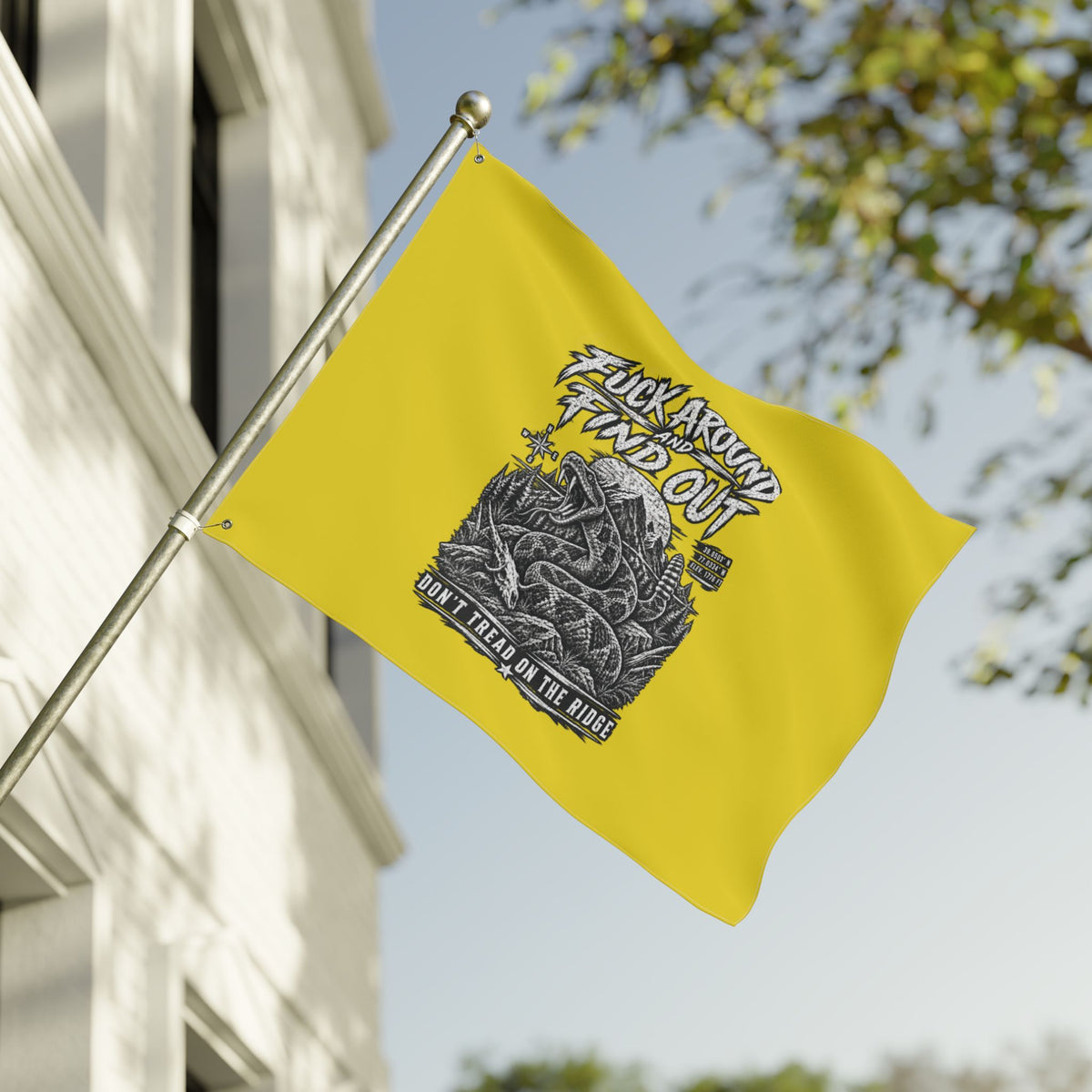 Double Sided Flag - "FAFO" Printify